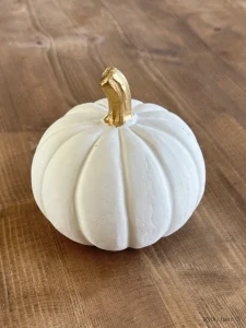 Bílá dýně z polyresinu