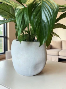 Lisboa sand pot white