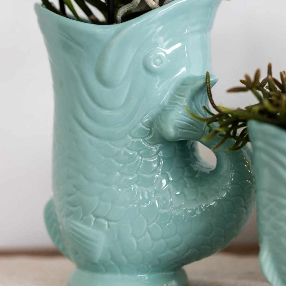 Fish pot - modré varianty