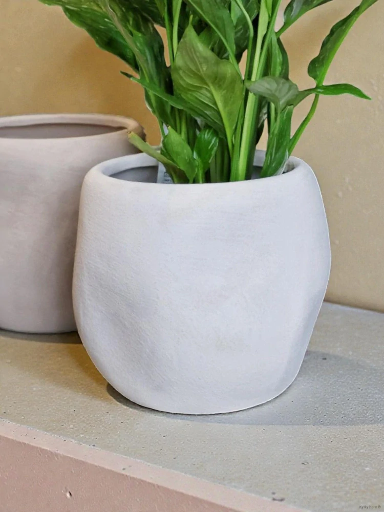Lisboa sand pot white