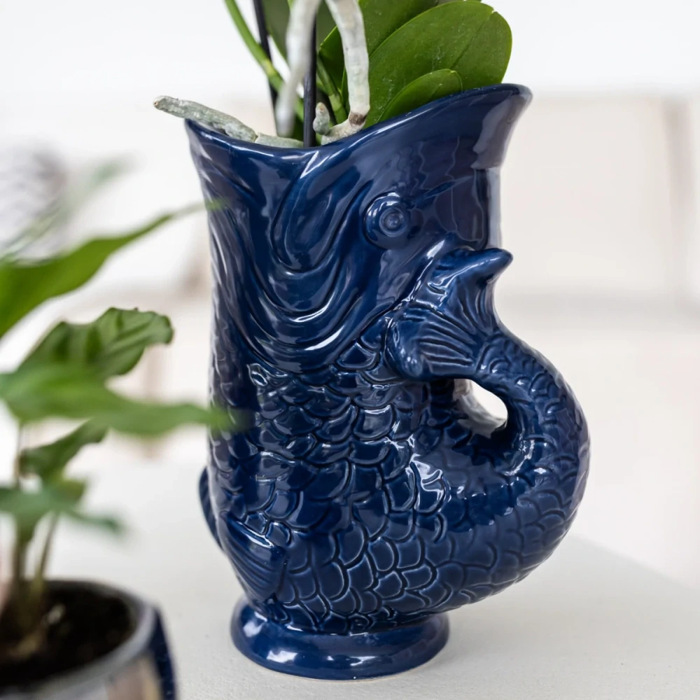 Fish pot - modré varianty