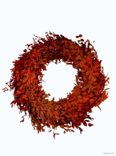 Eukalyptový věnec červený